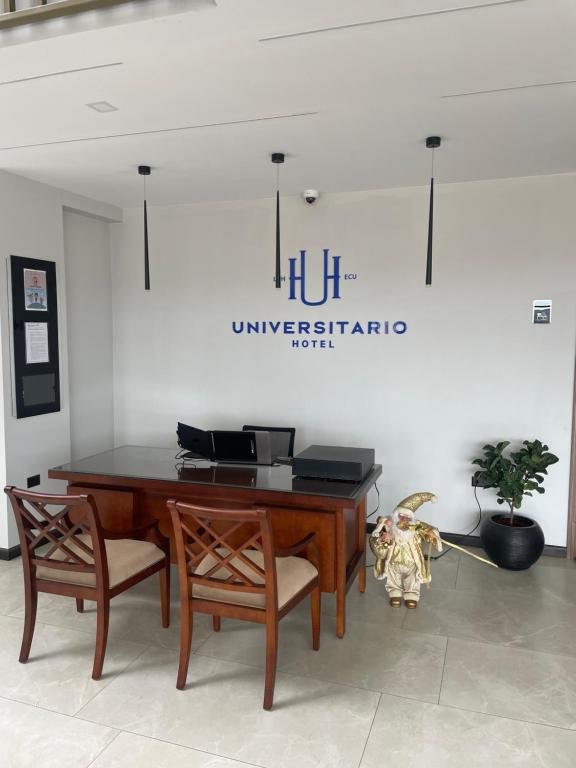 Recepción del Hotel Universitario